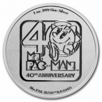 Сребро 1 oz Пакман - 40 годишнина 2021