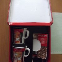 Комплект "SOLECASA" от две чашки за кафе нов, снимка 5 - Сервизи - 43911712
