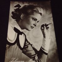 Стара картичка за автографи на актрисата Йохана Метц за КОЛЕКЦИОНЕРИ 32305, снимка 4 - Колекции - 43085427