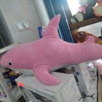 Плюшена акула,около 60 см., снимка 3 - Плюшени играчки - 44099018
