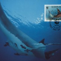 Кирибати 1991 - 4 броя Карти Максимум - WWF, снимка 3 - Филателия - 38896090