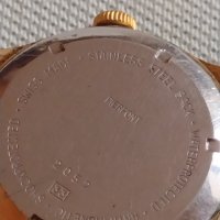 Стар механичен часовник MERCATOR 17 JEWELS INCABLOC SWISS MOVT с позлатена рамка 43078, снимка 4 - Други ценни предмети - 43905495