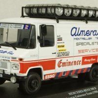 Mercedes-Benz 508D Team Almeras Eminence 1980 - мащаб 1:43 на Hachette моделът е нов в блистер, снимка 1 - Колекции - 43214076