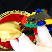 Чан с кожена окачалка от Linz. , снимка 4 - Антикварни и старинни предмети - 34806952