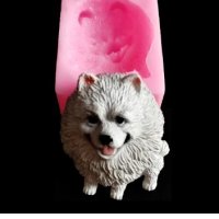 4 вида куче померан хъски ротвайлер чихуахуа пинчер силиконов молд форма украса фондан торта мъфини, снимка 2 - Форми - 25134710