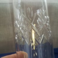 Кристални чаши за безалкохолно, вода, гравюра, 6 бр, снимка 4 - Чаши - 38734481