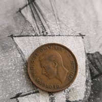 Монета - Великобритания - 1/2 (половин) пени | 1943г., снимка 2 - Нумизматика и бонистика - 43438473