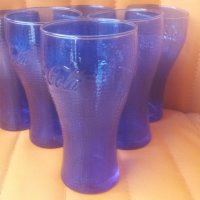 Чаши Кока Кола сини релеф от поредица Макдоналдс 6 бр, снимка 3 - Колекции - 35080220