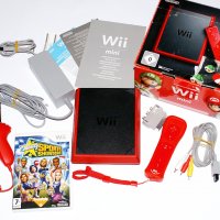 Nintendo Wii Mini пълен комплект Нинтендо мини + подарък игра, снимка 7 - Nintendo конзоли - 38897698