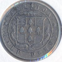 Монета стара остров Ямайка 1/2 пени 1916 година, снимка 1 - Нумизматика и бонистика - 26657739