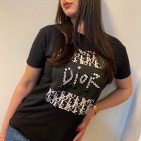 2 цвята дамски тениски Dior, снимка 1 - Тениски - 39867076
