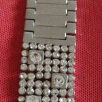 Модерен дизайн дамски часовник ON TIME QUARTZ с кристали много красив стилен дизайн 41758, снимка 6 - Дамски - 43786539