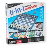 Настолна игра 6 в 1, снимка 1 - Игри и пъзели - 39093653