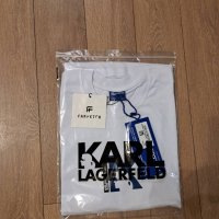 Тениска Karl Lagerfeld oversize, снимка 2 - Тениски - 43687253