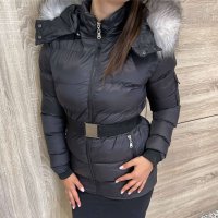 ✨Moncler стилно дамско дълго черно яке Монклер✨ , снимка 3 - Якета - 43216705