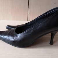 Дамски обувки на висок ток от естествена кожа , снимка 14 - Дамски елегантни обувки - 33196170