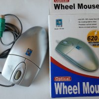 Оптична мишка A4 Tech OP 620D-1 PS/2 сива, снимка 4 - Клавиатури и мишки - 28488174