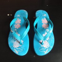 Цветни дамски джапанки, летни обувки, сандали, чехли, снимка 5 - Джапанки - 40786110