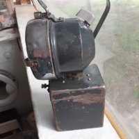 Стар немски акумолаторен фенер, снимка 4 - Антикварни и старинни предмети - 36633933