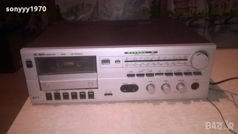rft sc1800/1810-deck/receiver-ретро машина-внос швеицария, снимка 1