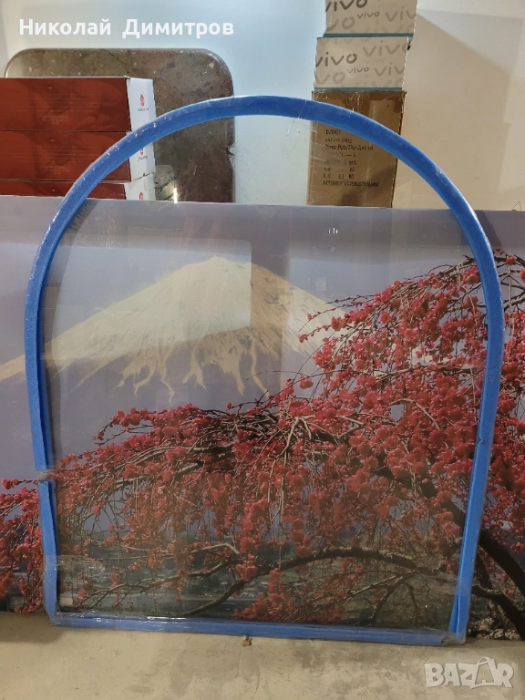 Продавам стъкло за камина 120х100 см, снимка 1