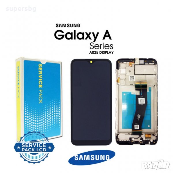 Нов 100% Oригинален дисплей за Samsung Galaxy A02s / A025, SM-A025G /Service Pack/ Full Original/ LC, снимка 1