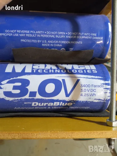 СУПЕР КОНДЕНЗАТОР MAXWELL 3.0V 3400F Supercapacitor , снимка 1