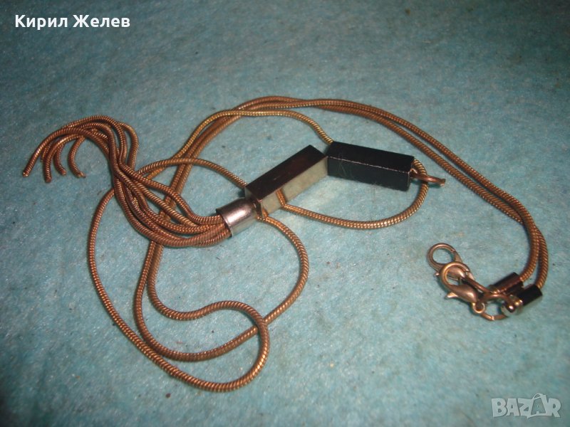 КРАСИВО СТИЛНО НЕЖНО ВЕЧЕРНО АРТ МОДНО КОЛИЕ 3044гр, снимка 1