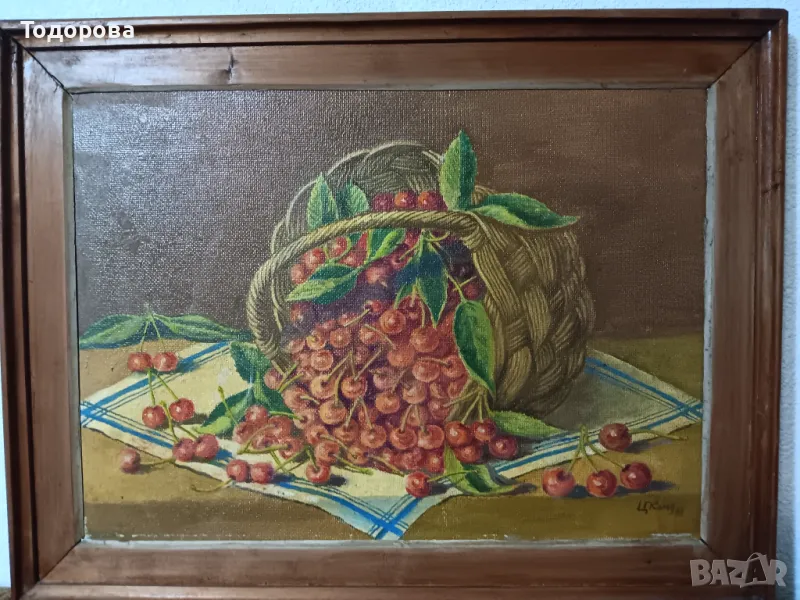 Стара авторска картина, снимка 1