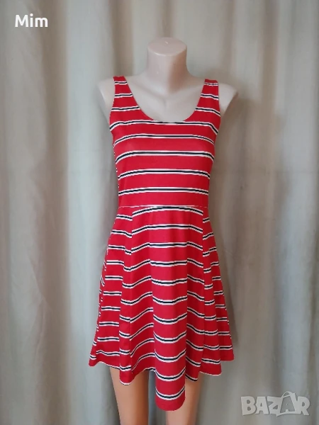 S/M Червена ,къса рокля , снимка 1