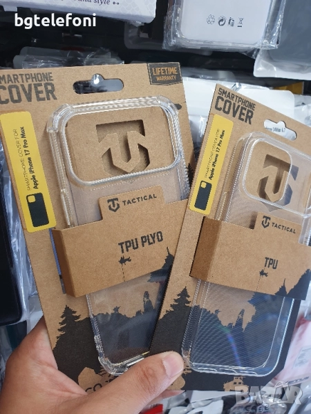 iPhone 17 Pro , iPhone 17 Pro Max прозрачни гърбове TACTICAL, снимка 1