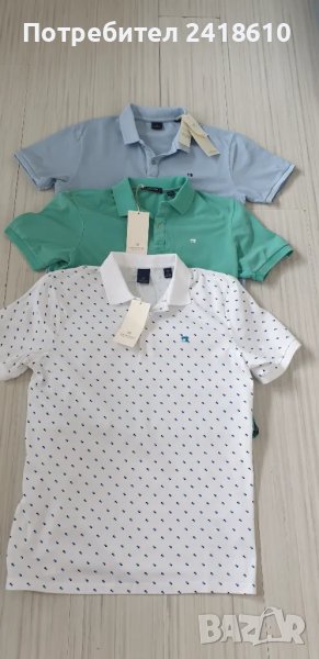 Scotch & Soda Pique Cotton  Mens Size M - L НОВО! ОРИГИНАЛ! Мъжки Тениски - 3 Броя!, снимка 1