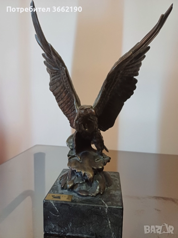 Бронзов орел, снимка 1