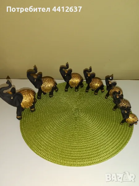 Черни слончета 7 бр, снимка 1