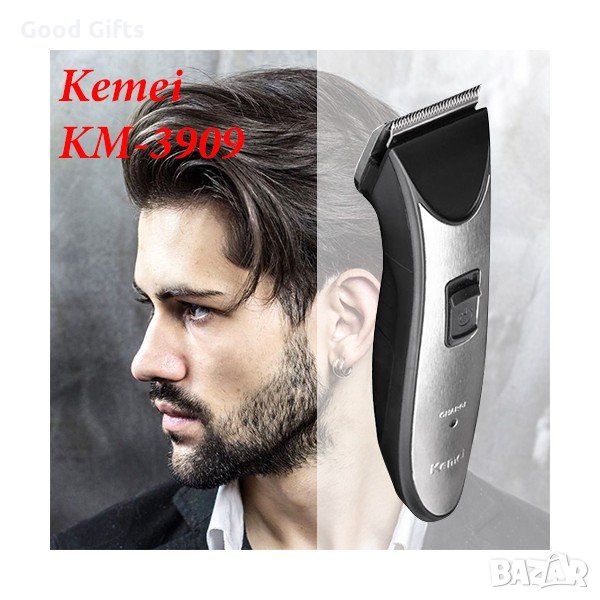 ТРИМЕР ЗА КОСА И БРАДА KEMEI KM-3909, снимка 1