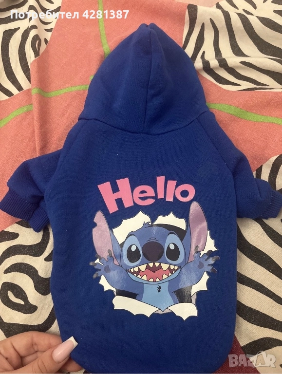 Дрешка за кученце на Стич, снимка 1