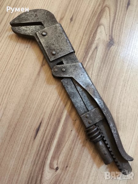 Стар раздвижен гаечен ключ с тесни челюсти, снимка 1