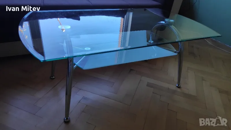 Холна маса от закалено стъкло, снимка 1