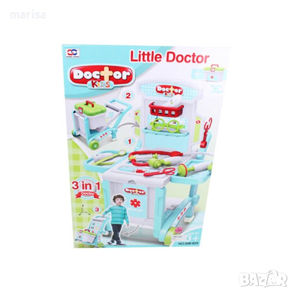Докторски комплект с количка 3в1 Код: 008-929, снимка 1