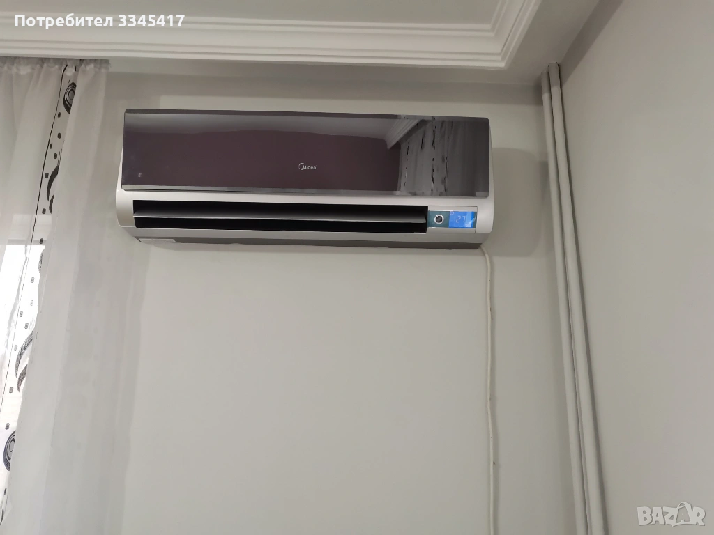 климатик Мидея 12-ка,огледален, снимка 1