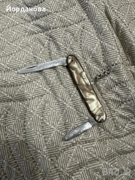  БЪЛГАРСКИ ДЖОБЕН НОЖ -ПЕТКО ДЕНЕВ  БЪЛГАРСКИ ДЖОБЕН НОЖ -ПЕТКО ДЕНЕВ с цена 25.00 лв.  Аукцион , снимка 1