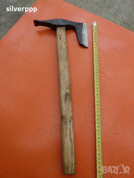 Стара кована българска киркобрадва - 450, снимка 1