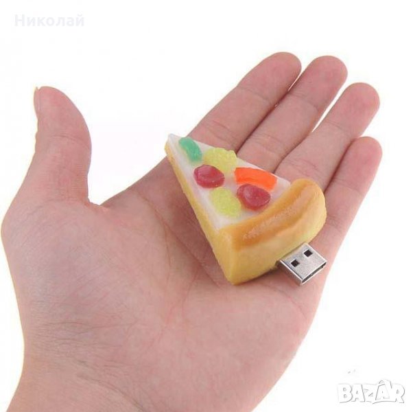 Флашка 32 гб Пица USB , флаш памет , снимка 1