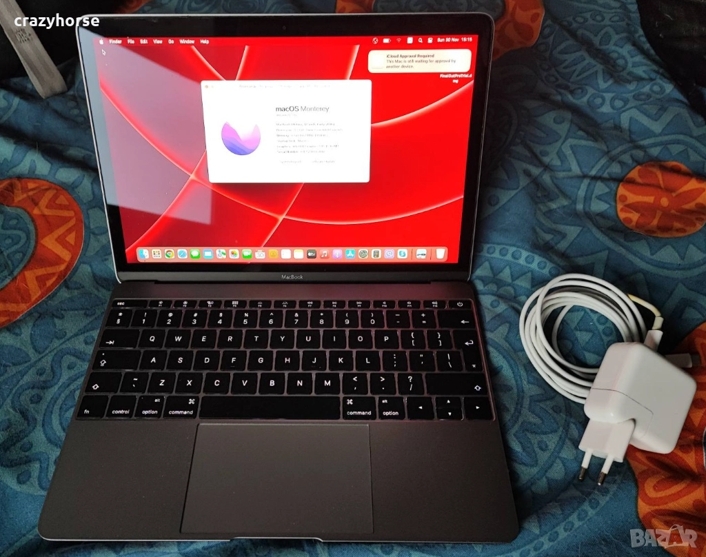 Лаптоп MacBook (A1534) Retina, 12-inch, Early 2016, снимка 1
