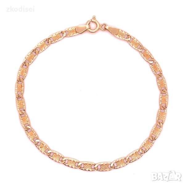 Златна дамска гривна 2,12гр. 18,5см. 14кр. проба:585 модел:34638-6, снимка 1