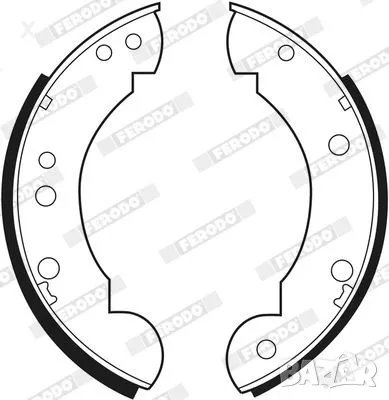 SIMER S224 ЗАДНИ ЧЕЛЮСТИ FORD Transit 1965 - 1992 OE 1481386 OE 5015681 OE 1485611 OE 1548324 OE 502, снимка 1