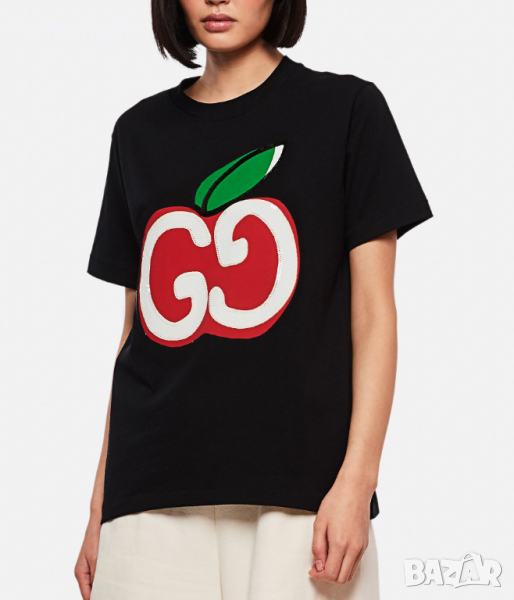 ХИТ 2022! Дамски тениски с APPLE / ябълка принт! Или поръчай с ТВОЯ идея!, снимка 1