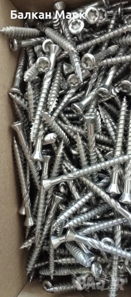 Декинг винтове 5x50 HSI – неръждаема стомана C1, 500 бр. (внос от Германия), снимка 1