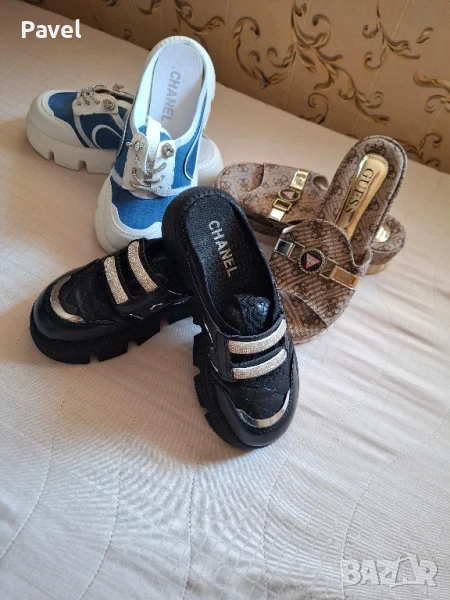 Дамски чехли Chanel, снимка 1