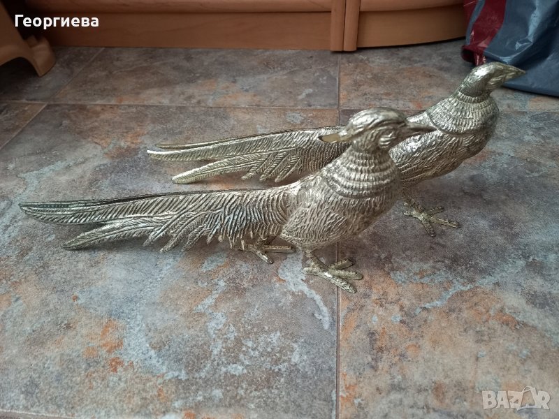 Два калаени пауна., снимка 1